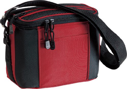 Port & Company - 6 Pack Cooler. BG87 - Red