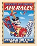 Disney Mickeys Air Races Kunstdruck Comic