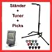 GITARRENST�NDER + STIMMGER�T + 12 X PLEKTRUM