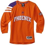 NBA Youth Phoenix Suns On Court Long Sleeve Shooter - R289Nssu (Texas Orange, Large)