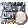 ARABIC KEYBOARD STICKERS WITH WHITE LETTERING ON TRANSPARENT BACKGROUND