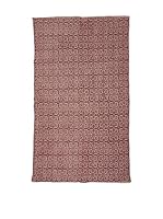 ICONS CORNER Alfombra 100% Algodón Indio (Rojo)