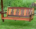 Great American Woodies Mission 4ft. Red Cedar Porch Swing