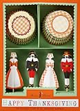 Meri Meri Happy Thanksgiving Pilgrim Cupcake Kit (Set of 24)