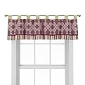 Sophie Tab Style Window Valance by Cocalo - 12" x 53"
