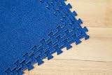 Carpet Tiles Home Office Anti fatigue 128 Sqft Blue