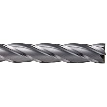 Niagara Cutter C430 Carbide Square Nose End Mills, Inch, TiAlN Finish, Roughing and Finishing Cut, 30 Degree Helix, For Use With All Materials