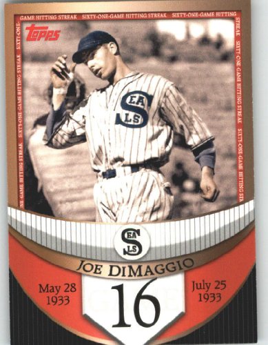 2007 Topps DiMaggio Streak Before the Streak #JDSF16 Joe DiMaggio - New York Yankees (Baseball Cards)