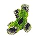 Petforu Artificial Flocking Fish Tank Decoration Hollow Tree Shaped Reptile Pet Habitat DÃ©cor Hideout (Small)