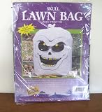 SKULL HALLOWEEN LAWN 70 GALLON BAG WITH TWIST TIE