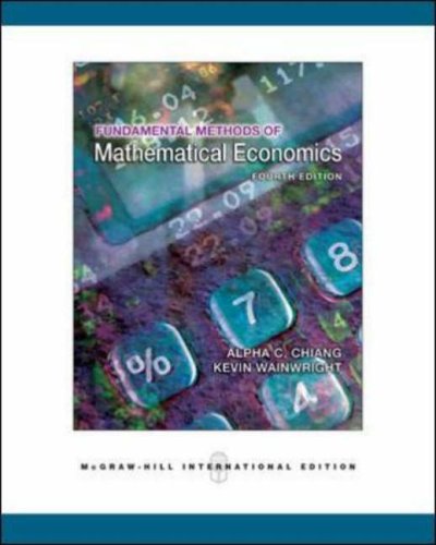 City Travel Guides Discounted  Books : Fundamental Methods of Mathematical Economics