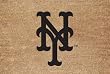 MLB New York Mets Flocked Door Mat MLB New York Mets Flocked Door Mat