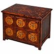 EXP Handmade Asian Furniture - 25" Antique Style Chinese Dresser / Storage Cabinet - Crackled Finish