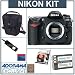 Nikon D200 Digital SLR Camera Kit, with 4 CF SD Memory Card, Spare EN-EL3e Lithium-Ion Battery, Lowepro Holster-Style Case,Pro Verical Grip / Battrey Holder. Digital Remote Release, Nikon Understanding Digital Photography with Nikon SLRs DVD