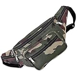 Extreme Pak Invisible Pattern Camo Water Repellent Waist Bag