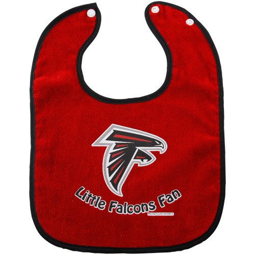 Atlanta Falcons 2-Tone Snap Baby Bib