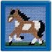 Horse Learn To Stitch Needlepoint Kit W/Vinyl Tote-6X6 Frame