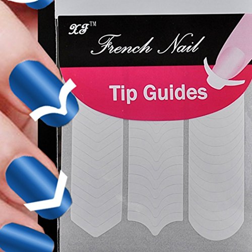 Imagen 4 de 15 PC puntas de las uñas se dirigen varios estilos y cinta decorativa decapado para el arte del clavo // 15 pcs Nail Tips Guide Various Styles & Decorative Stripping Tape For Nail Art