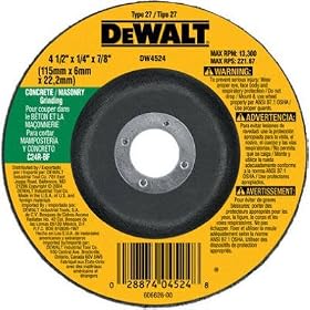 Dewalt #DW4524 4-1 2x1 4x7 8 Mason Wheel by DEWALT ACCESSORIES