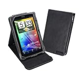 Cover-Up HTC Flyer (P512) / Evo View 4G Tablet Leather Cover Case (Inversion Stand) - Black