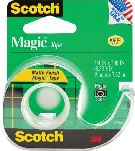 Scotch Magic Tape Matte .75X300 (12 Pack)