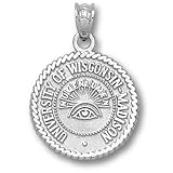 University of Wisconsin Seal Pendant (Silver)