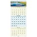 AT-A-GLANCE Wall Calendar 2017, 3 Month View, 12 x 27