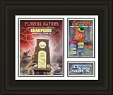Florida Gators Framed Florida Gators 2006 NCAA Champions Milestones and Memories NCAA College Athletics