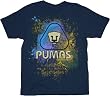 FC Football Club Matrix Pumas de la UNAM Mexico Navy T-shirt Tee