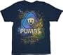 FC Football Club Matrix Pumas de la UNAM Mexico Navy T-shirt Tee