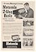 1952 Motorola 2-Way Radio Municipal Service Print Ad