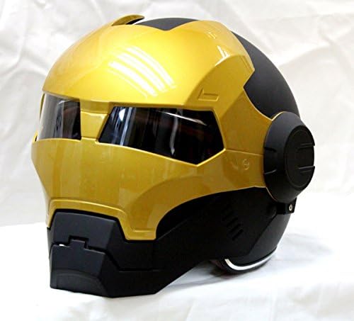 LC Prime® Masei 610 Atomic Man Motorcycle Modular Open Face HJC Icon DOT Helmet
