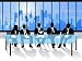Business Meeting - 48W x 36H - Peel and Stick Wall Decal by Wallmonkeys