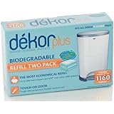 Diaper Dekor Plus Biodegradable Refill (2 per box) - 5 boxes