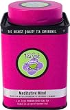 The TeaSpot Meditative Mind, White Loose Leaf Tea With Jasmine & Rosebuds, 2.0-Ounce Tins (Pack of 2)