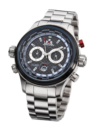 Rothenschild Elite Traveller RS-0603-SGC Chronograph for Him Adjustable City Scale Rothenschild Elite Traveller RS-0603-SGC Chronograph for Him Adjustable City Scale