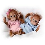 Ashton Drake Monkey Baby Doll Set: Double Trouble , 8