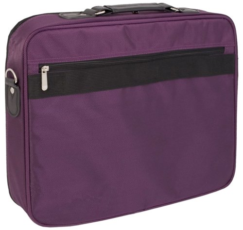 17 inch Purple Notebook Laptop Shoulder Messenger Bag / Carry on Briefcase 17 inch Purple Notebook Laptop Shoulder Messenger Bag / Carry on Briefcase