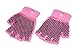 ProsourceFit Grippy Yoga Gloves, Yoga Hand Grips with Firm Fingerless Design, One Size Fits All Yoga Gloves with Grips for Women and Men, Purple