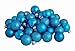 96ct Shatterproof Turquoise Blue 4-Finish Christmas Ball Ornaments 1.5
