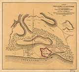 GIANT Wall Sticker of: Civil War map Plan of Fort Henry and its outworks. Feb. 1862 Drawn under the direction of Lieut. Col. J. B. McPherson, A.D.C. and Capt. of Engineers. Published by authority of the Hon. the Secretary of War , office of the Chief of Engineers, U.S. Army, 1875.