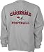 Arizona Cardinals Grey Stacked Helmet Crewneck Sweatshirt