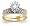 10k Diamond Bridal Set (1/2 cttw, IJK Color, I2-I3 Clarity), Size 7