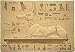 Reclining Anubis with Hieroglyphs Wall Relief, Stone Finish