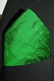 Emerald Dupioni Silk Pocket Square