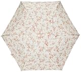 Cath Kidston by Fulton CK Superslim 2 Retro Flowers White Women's Umbrella
