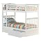 Columbia Twin/Twin Bunk Bed with Under-Bed Drawers - White