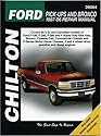 Chilton's Ford Pick-Ups and Bronco 1987-96 Repair Manual (Chilton's Total Car Care Repair Manual)