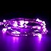 RTGS 60 LEDs Pink Color String Lights Silver Wire Indoor and Outdoor 20 Feet Firefly Starry Fairy Lights Battery Powered for DIY, Christmas, Holidays, Party, Bedroom and Centerpieces