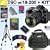 Nikon D90 DX 12.3MP Digital SLR Camera with Sigma AF 18-200mm f/3.5-6.3 DC OS (Optical Stabilizer) Zoom Lens + 8GB Deluxe Accessory Kit